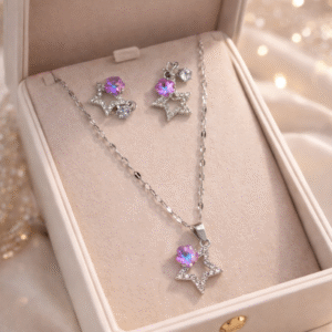 Celestial Star Crystal Jewelry Set