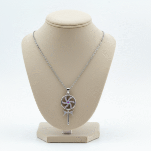 Exquisite Starburst Floral Crystal Pendant Necklace
