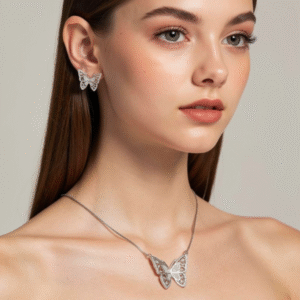 Butterfly Elegance Crystal Jewelry Set