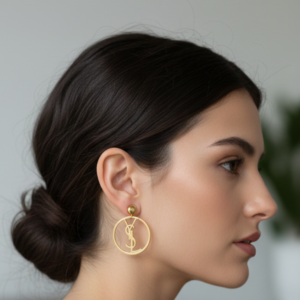 Luxury Monogram Stainless Steel Jewelry Collection