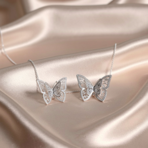 Butterfly Elegance Crystal Jewelry Set
