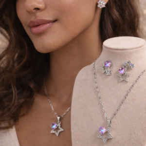 Celestial Star Crystal Jewelry Set