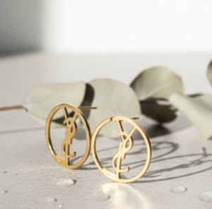 Luxury Monogram Stainless Steel Jewelry Collection