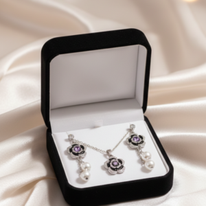 Celestial Star & Double-Chain Crystal Drop Set